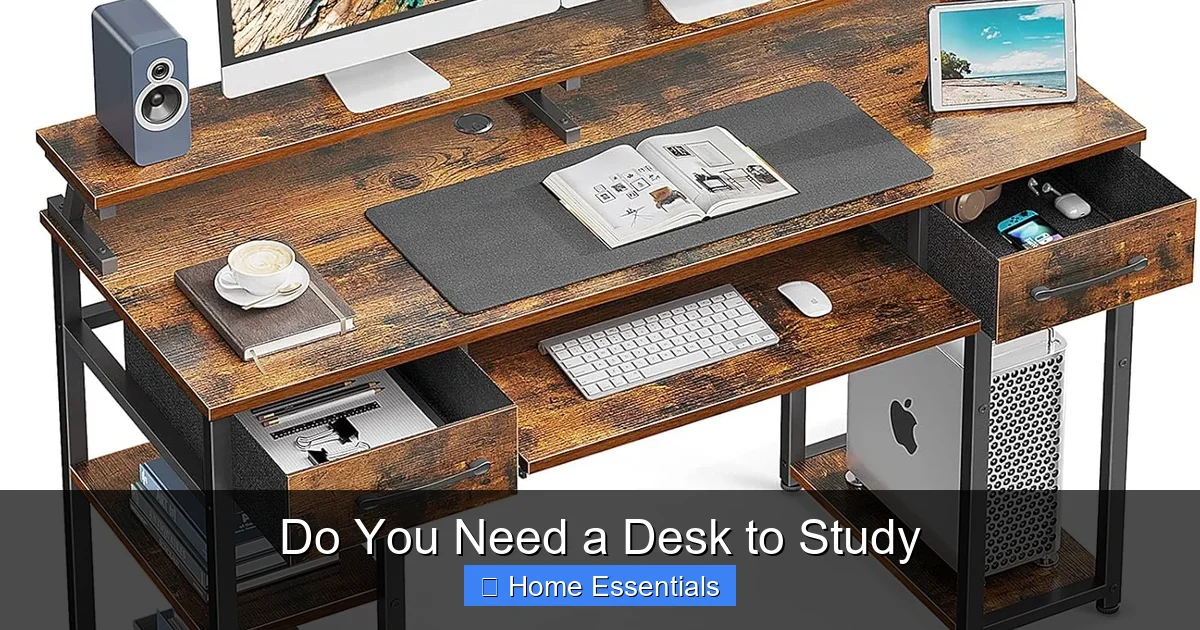 Do You Need a Desk to Study