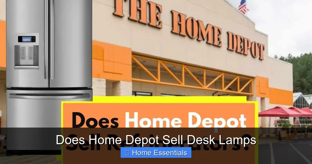 Does Home Depot Sell Desk Lamps