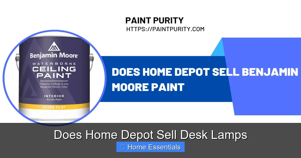 Does Home Depot Sell Desk Lamps