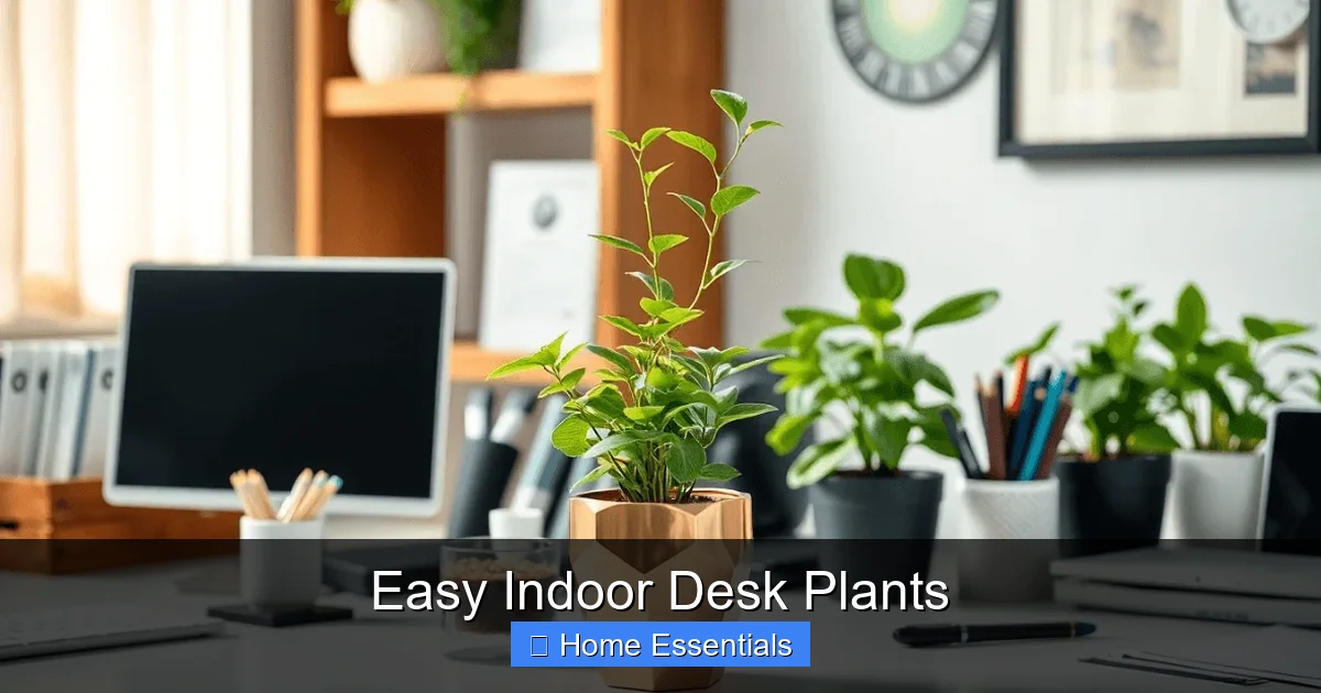 Easy Indoor Desk Plants