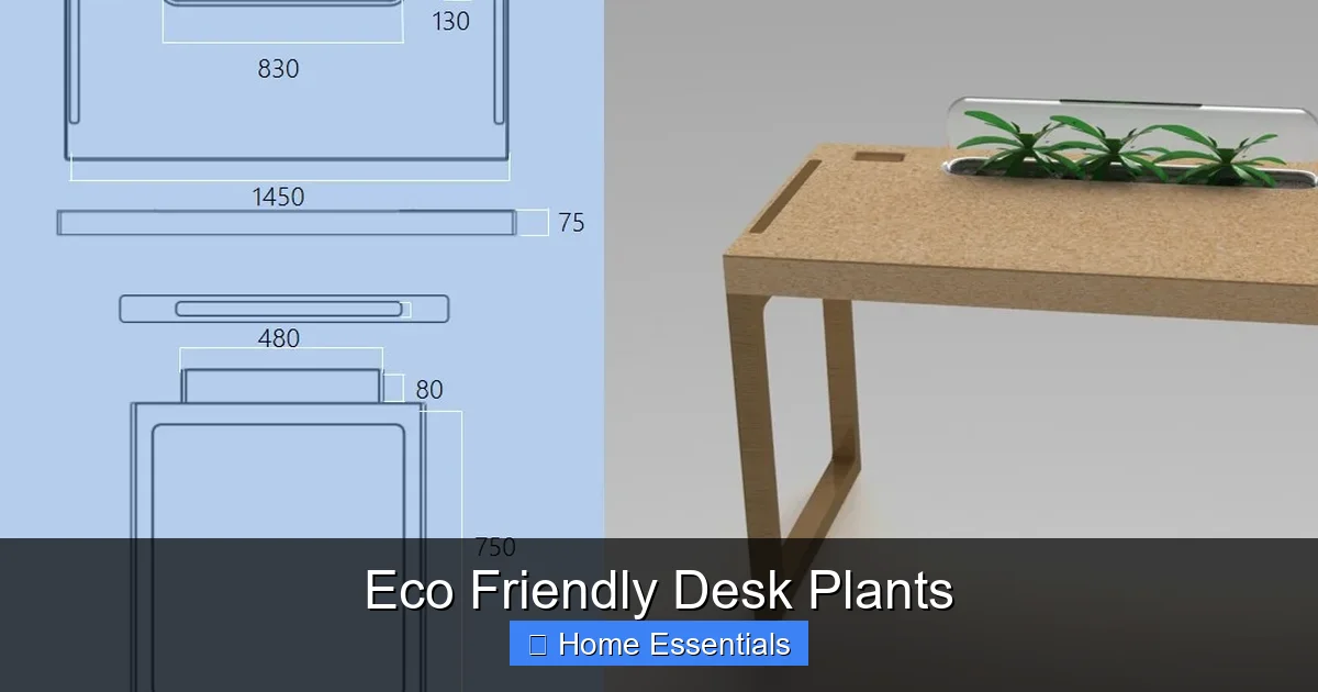 Eco Friendly Desk Plants