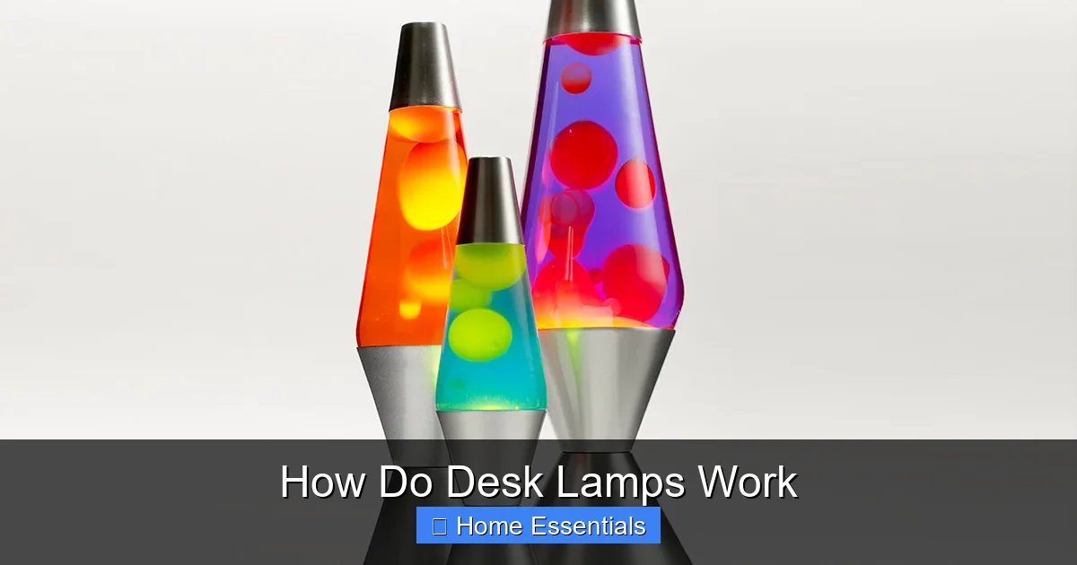 How Do Desk Lamps Work
