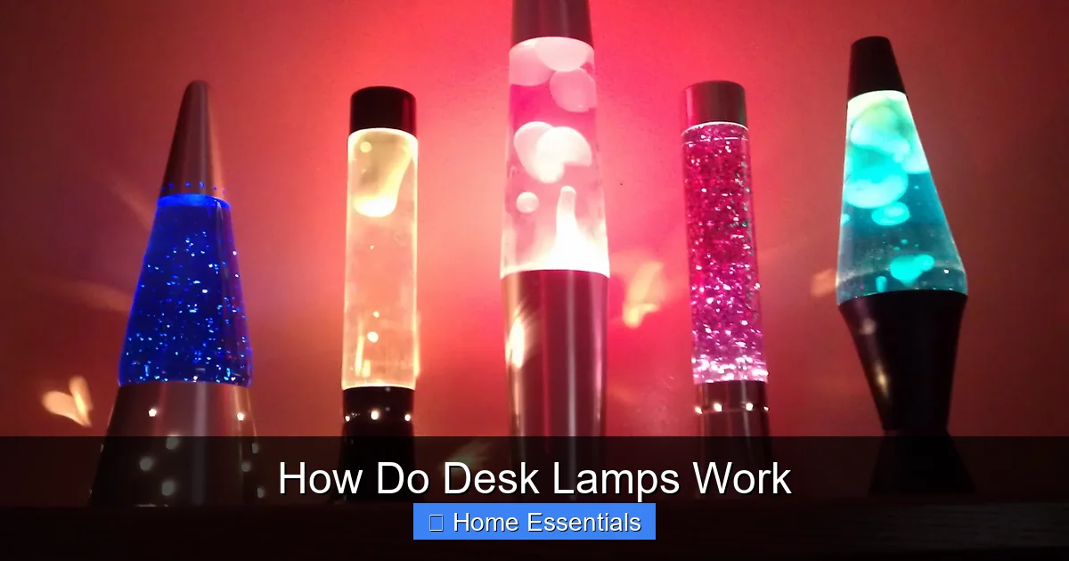 How Do Desk Lamps Work