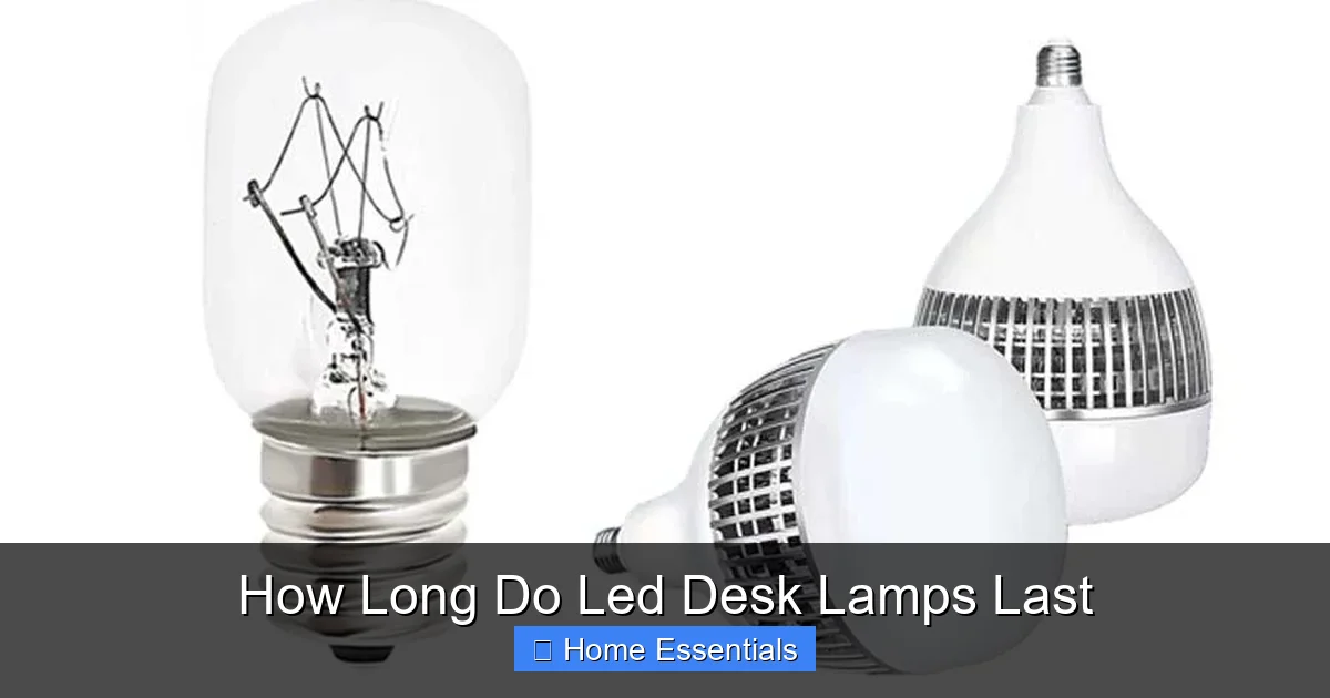 How Long Do Led Desk Lamps Last