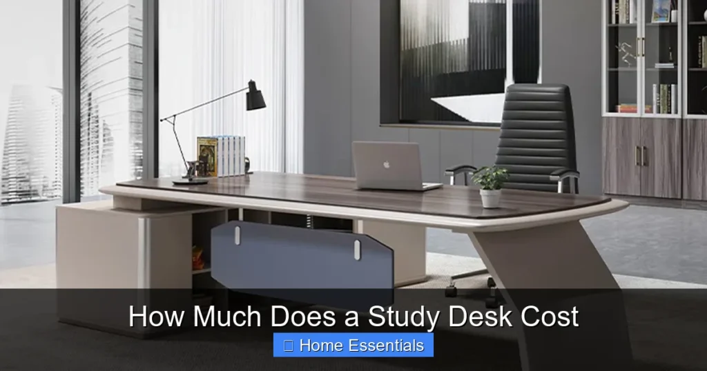 How Much Does a Study Desk Cost