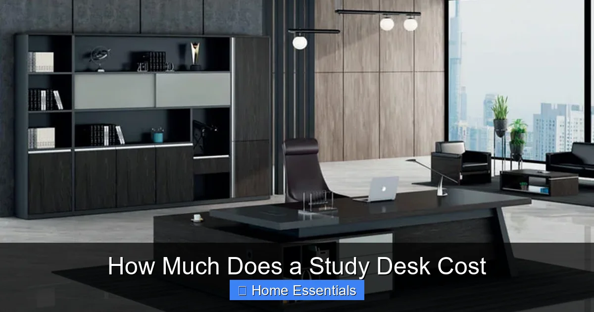 How Much Does a Study Desk Cost
