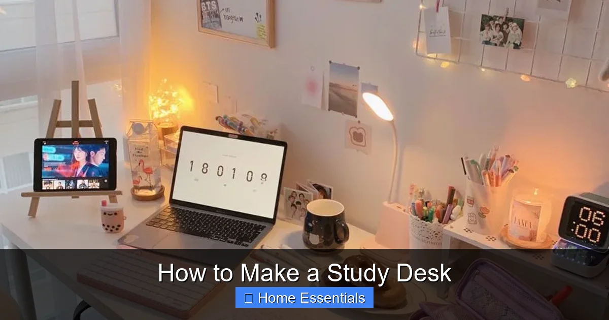 How to Make a Study Desk