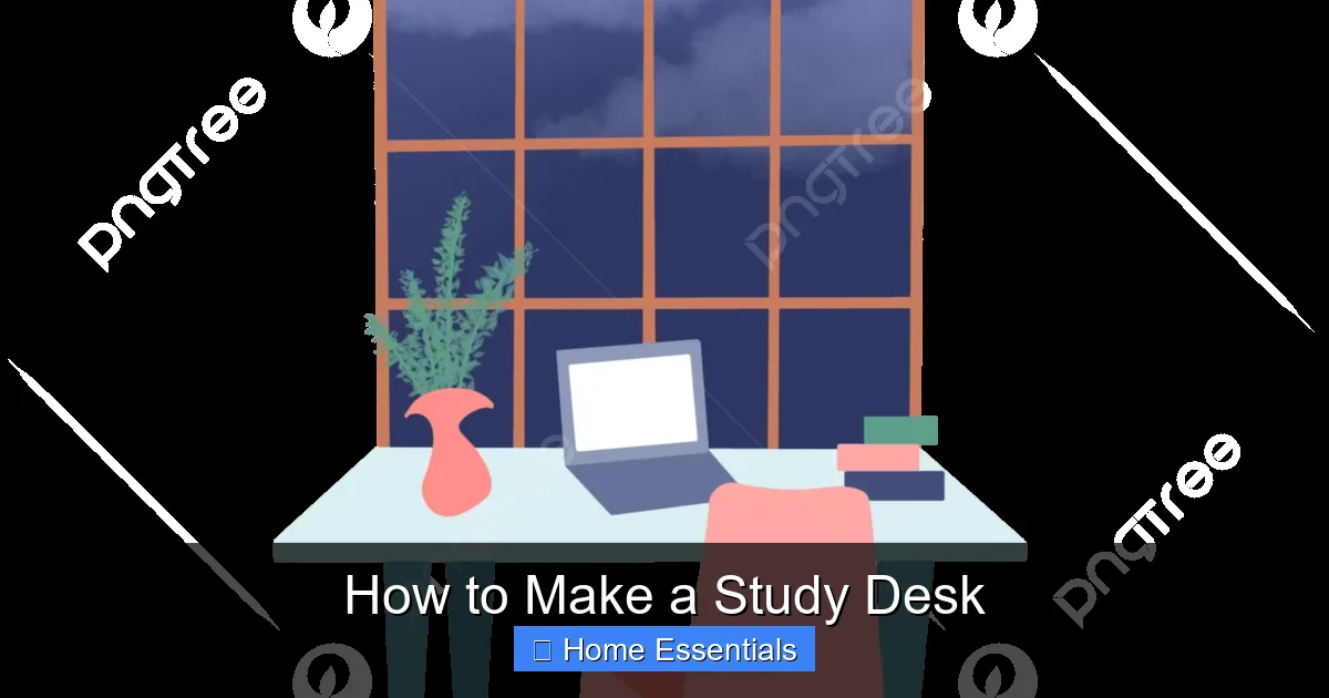 How to Make a Study Desk