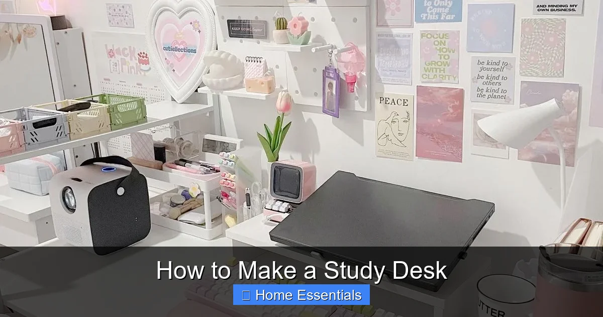 How to Make a Study Desk