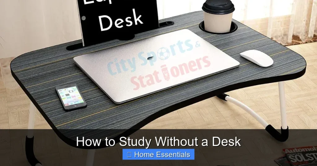 How to Study Without a Desk