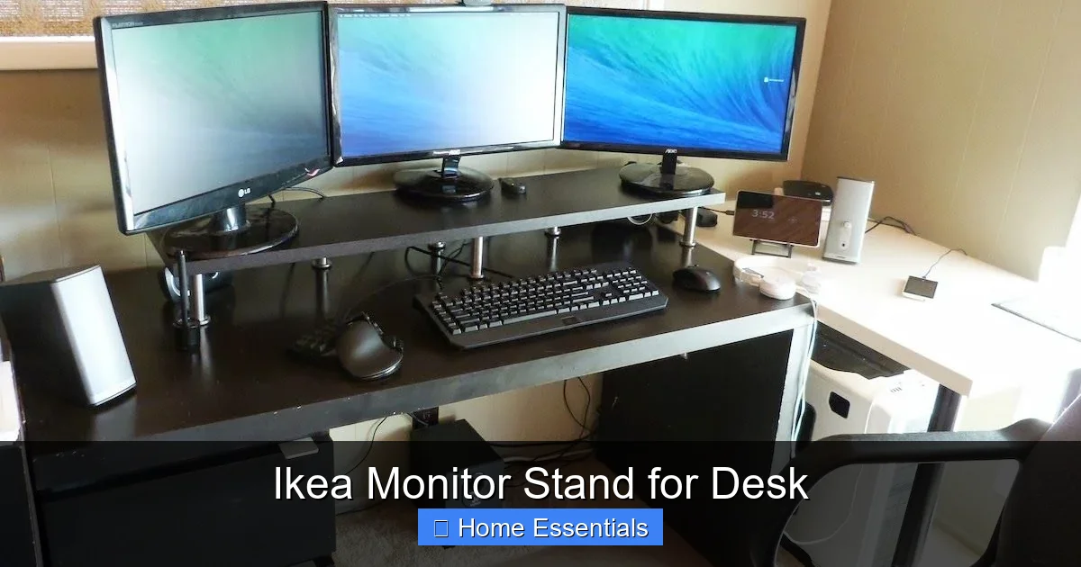 Ikea Monitor Stand for Desk