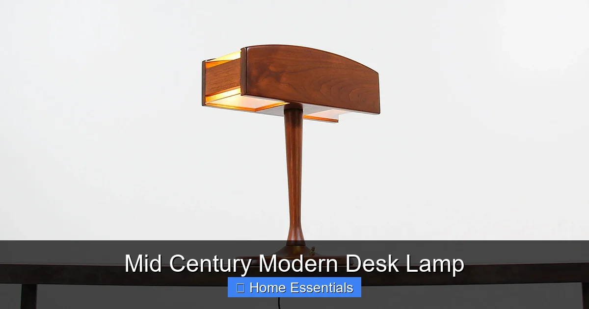Mid Century Modern Desk Lamp