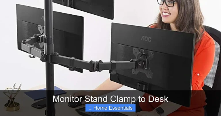 Monitor Stand Clamp to Desk