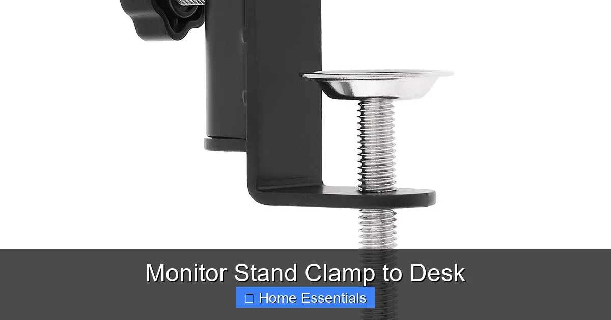 Monitor Stand Clamp to Desk