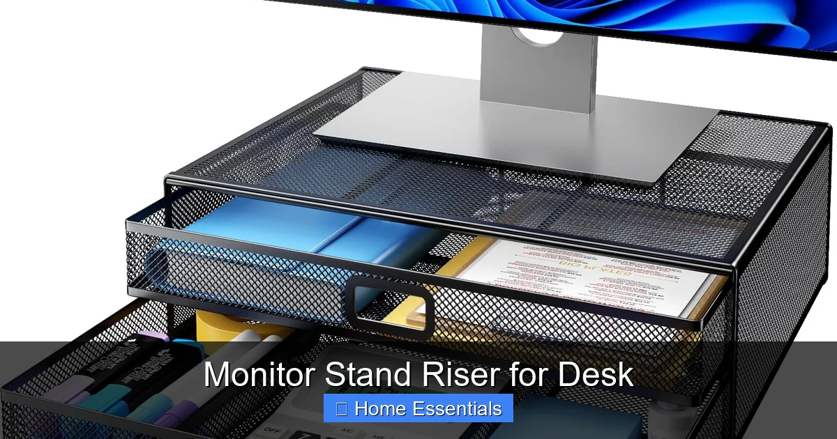 Monitor Stand Riser for Desk