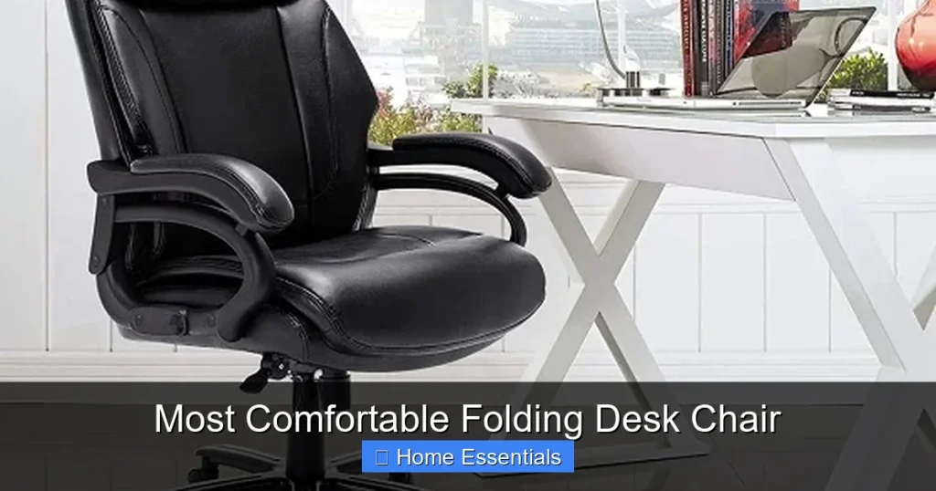 Most Comfortable Folding Desk Chair