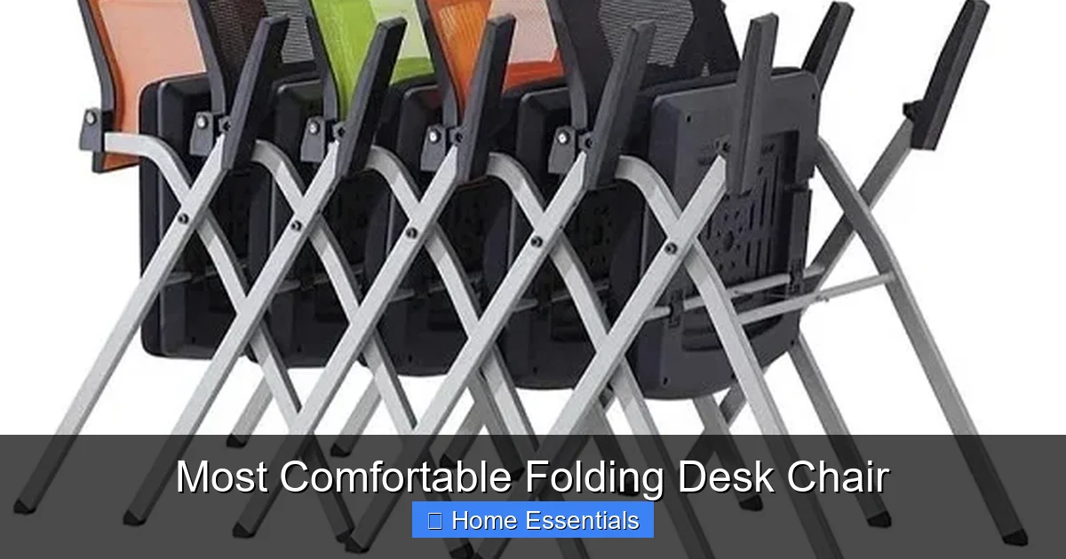 Most Comfortable Folding Desk Chair