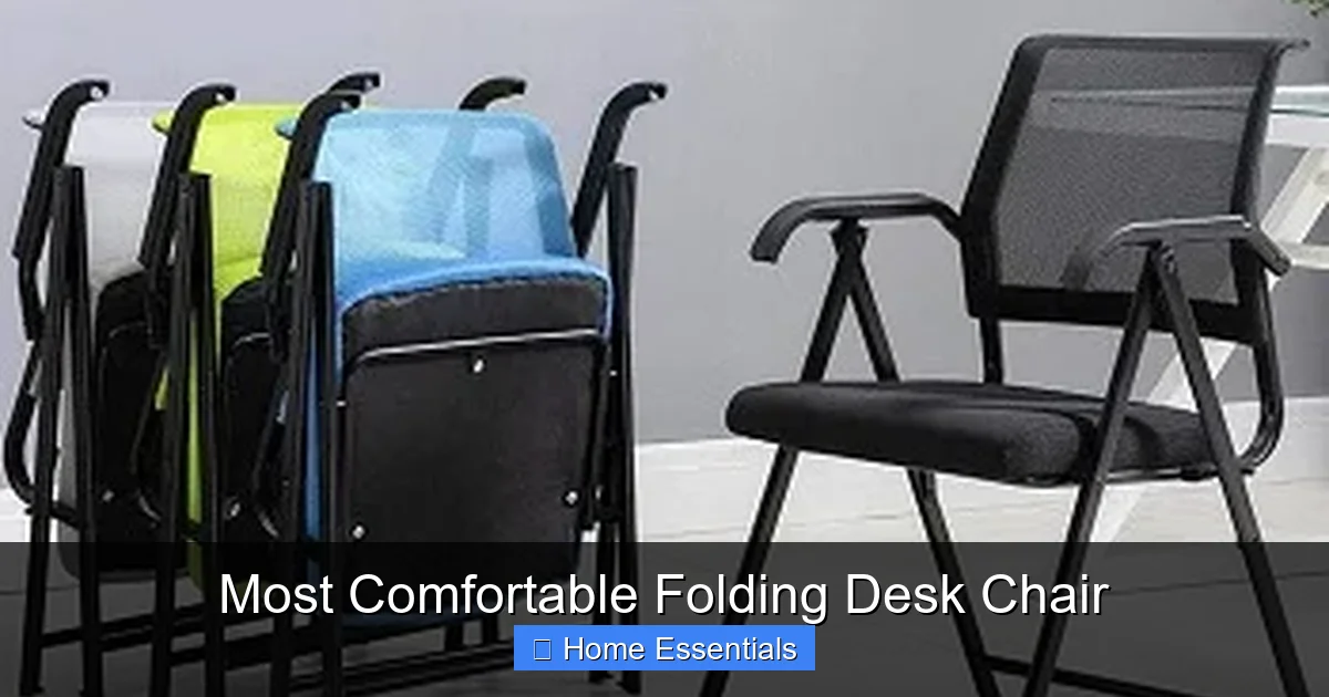 Most Comfortable Folding Desk Chair