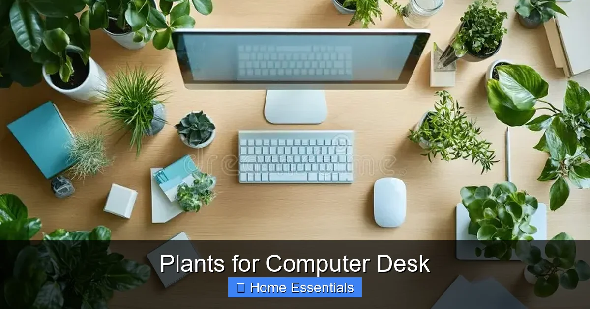 Plants for Computer Desk