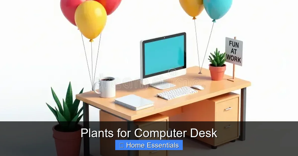 Plants for Computer Desk