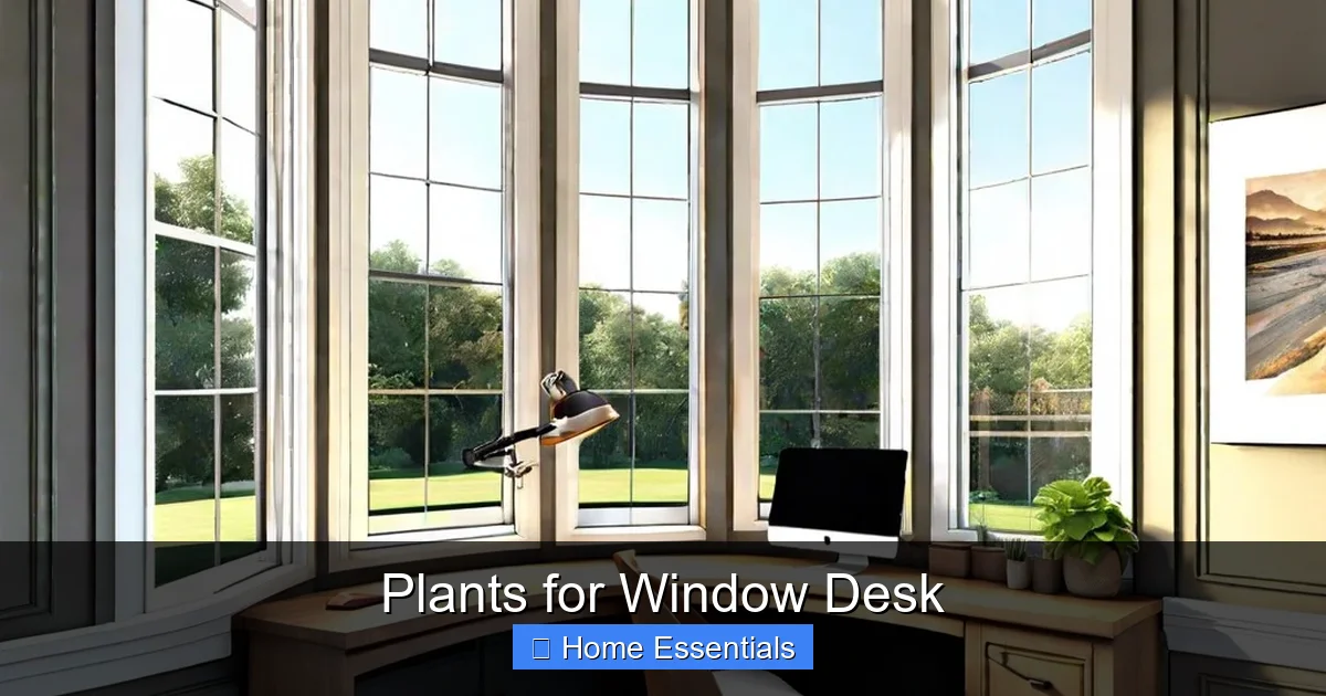 Plants for Window Desk