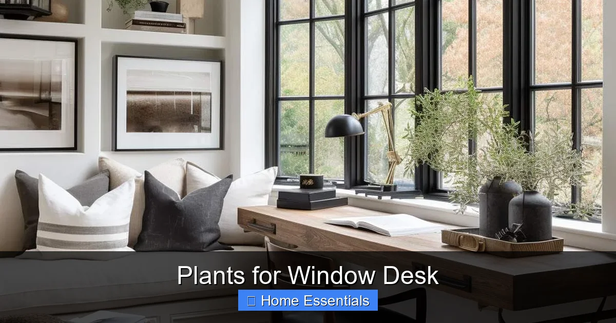 Plants for Window Desk