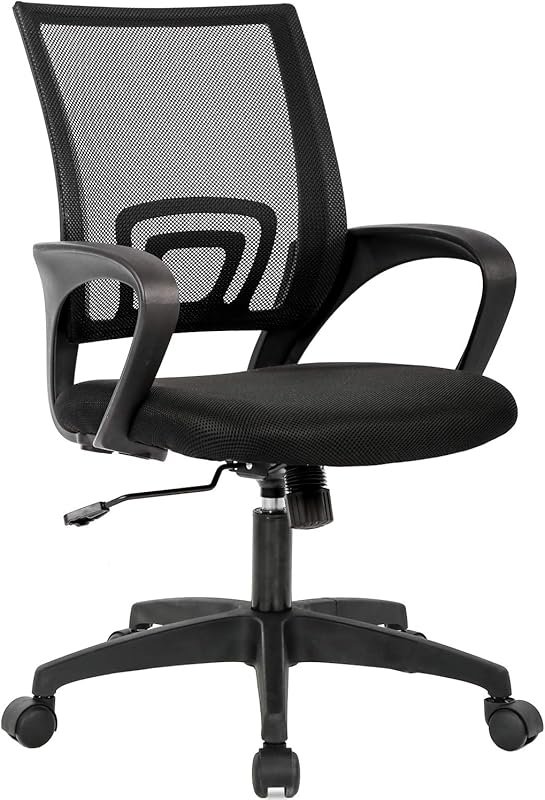 BestOffice Ergonomic Mid-Back Office Chair: Lumbar Support, Adjustable