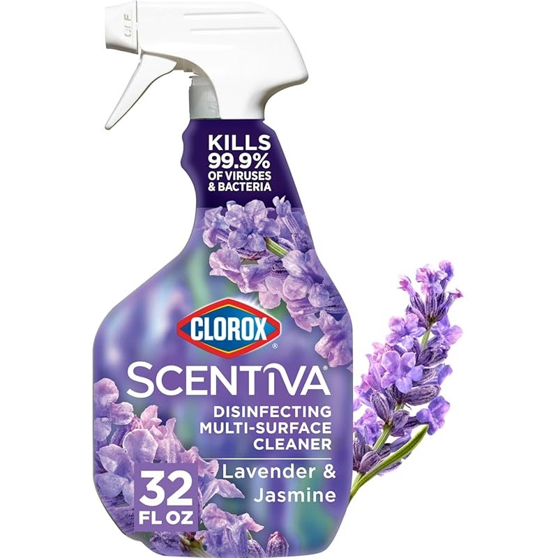 Clorox Scentiva Disinfecting Multi-Surface Cleaner in lavender and jas