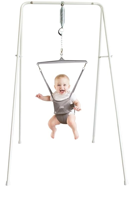 Jolly Jumper Classic Baby Jumper with Stand, Indoor Outdoor Exercise S