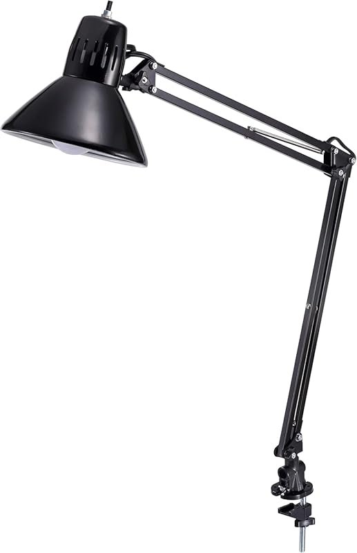 Bostitch Office VLF100 LED Swing Arm Desk Lamp with Clamp Mount, 36