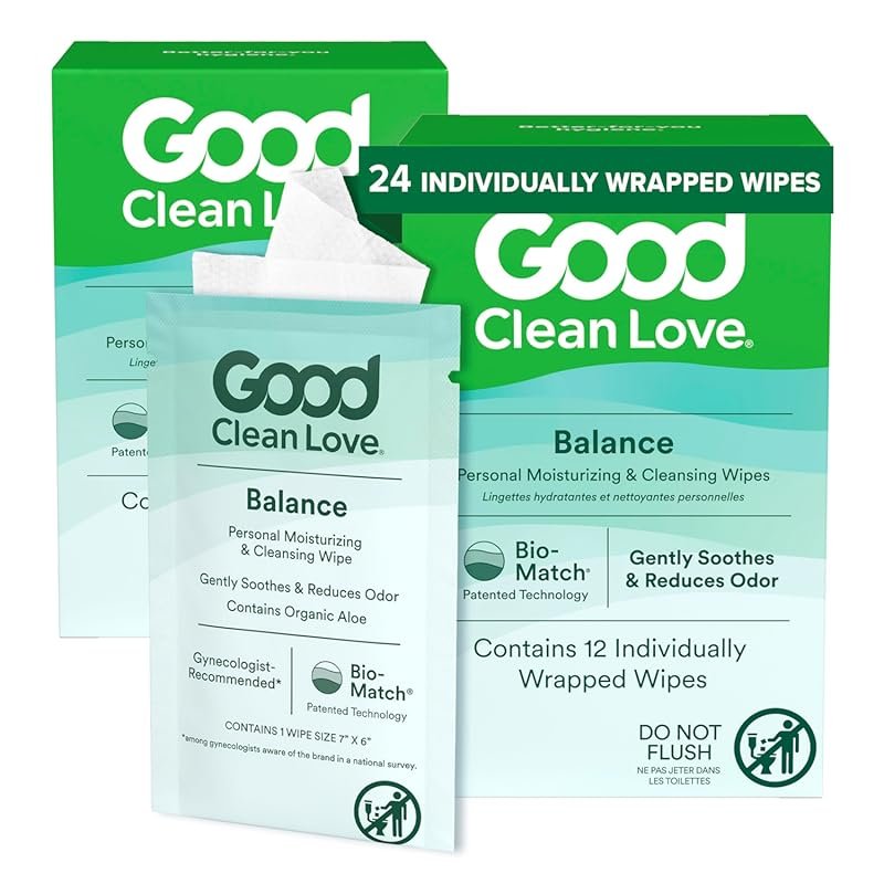 Good Clean Love Balance pH-Balanced Feminine Wipes - Supports Vaginal