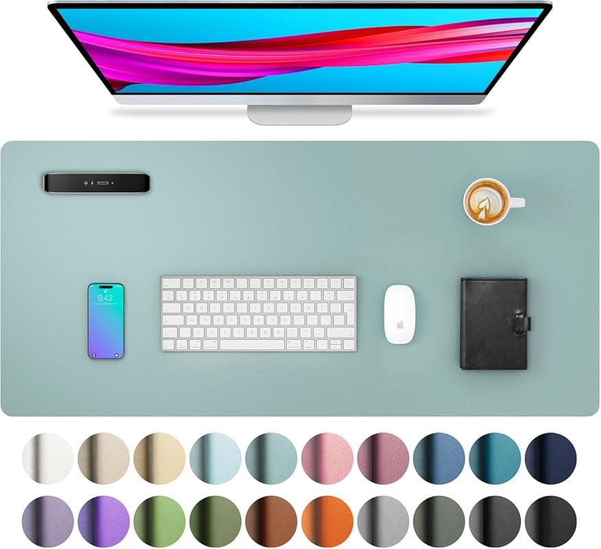 Aothia Leather Desk Pad, 23.6