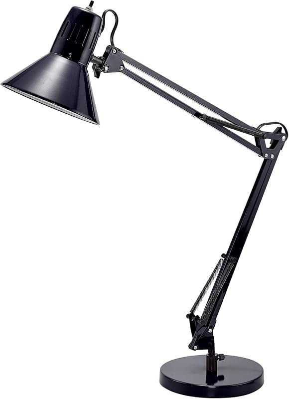 Bostitch Office VLF100D Swing Arm Desk Lamp: Metal, 36-inch Reach, Mul