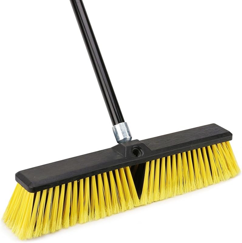 KeFanta 18-Inch Heavy Duty Outdoor Push Broom with 63