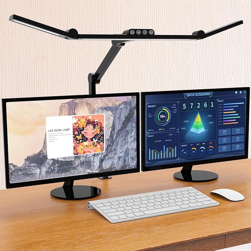Micomlan LED Desk Lamp with Clamp, Architect Desk Lamp for Home Office