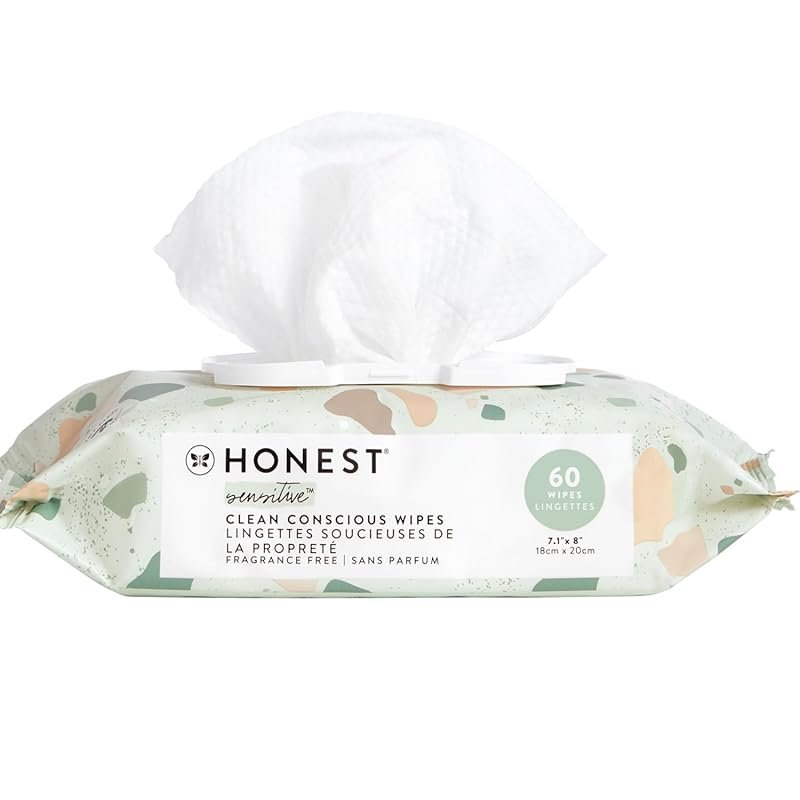 The Honest Company Hypoallergenic Baby Wipes for Sensitive Skin - Mult
