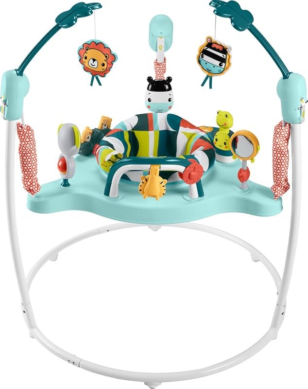 Fisher-Price Colorful Corners Jumperoo Baby Bouncer Activity Center wi