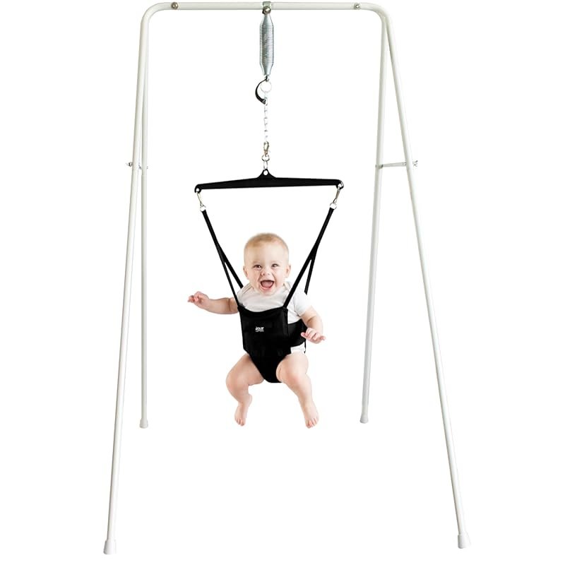 Jolly Jumper Classic Baby Jumper with Stand, Indoor Outdoor Exercise S