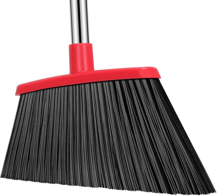 Heavy Duty 55-Inch Long Handle Outdoor Angle Broom