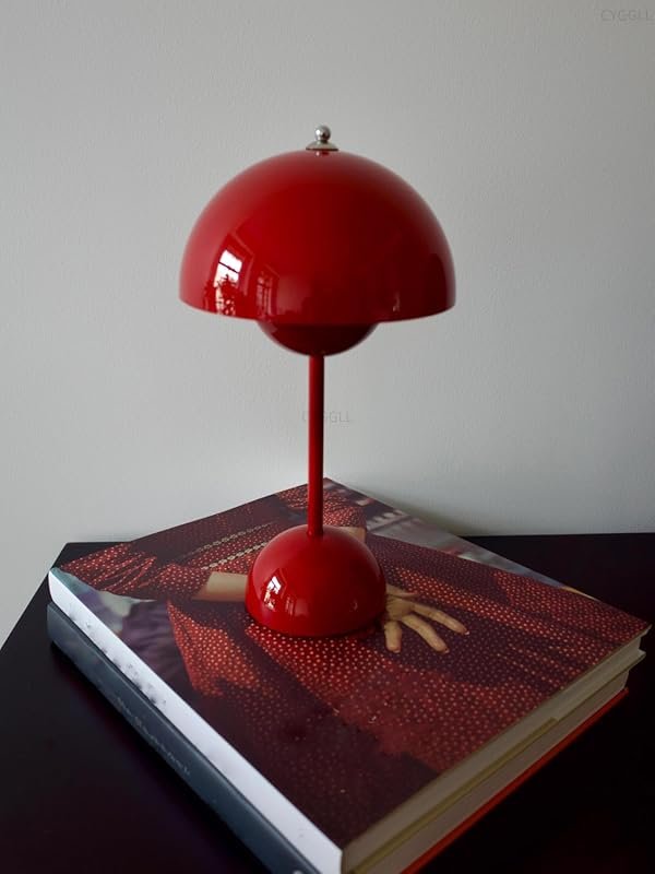 Modern Flower Bud Cordless Touch Lamp, Dimmable, Rechargeable 2600mAh,