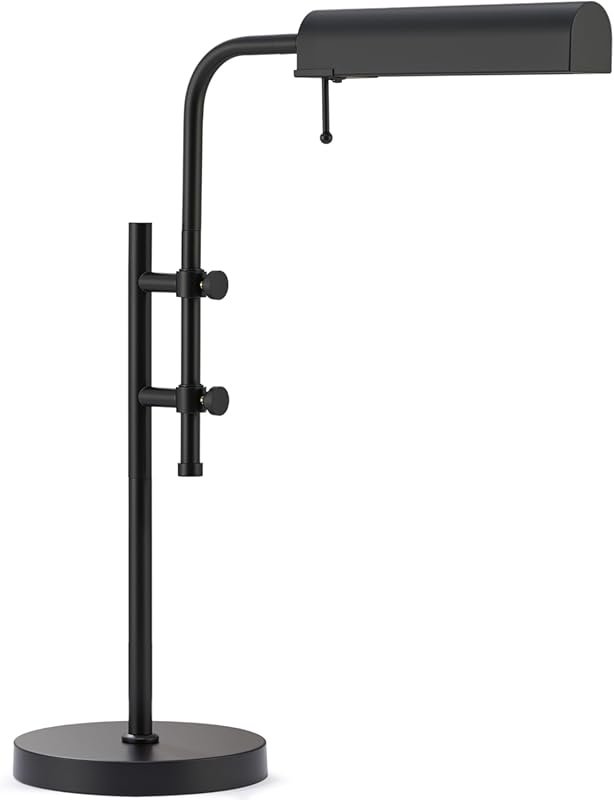 VONLUCE Rustic Adjustable Industrial Metal Desk Lamp 3 Color Temperatu