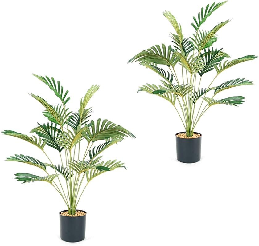 Set of 2 Artificial Palm Trees 28