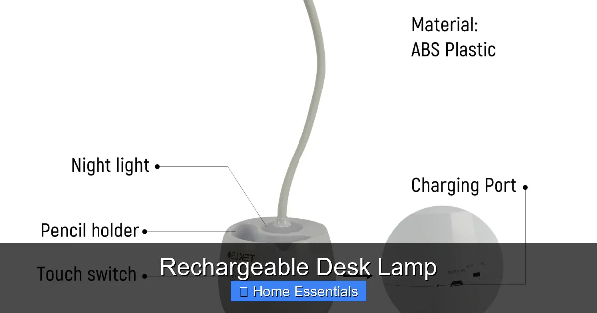 Rechargeable Desk Lamp