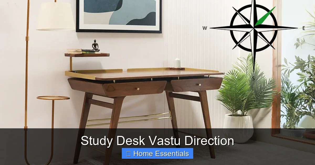 Study Desk Vastu Direction