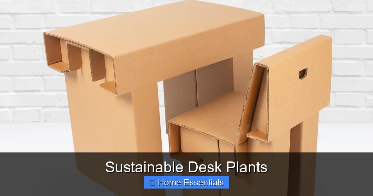 Sustainable Desk Plants