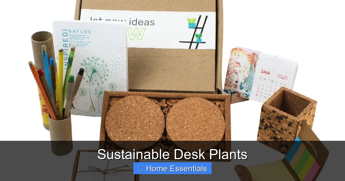 Sustainable Desk Plants