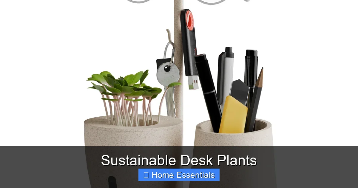 Sustainable Desk Plants
