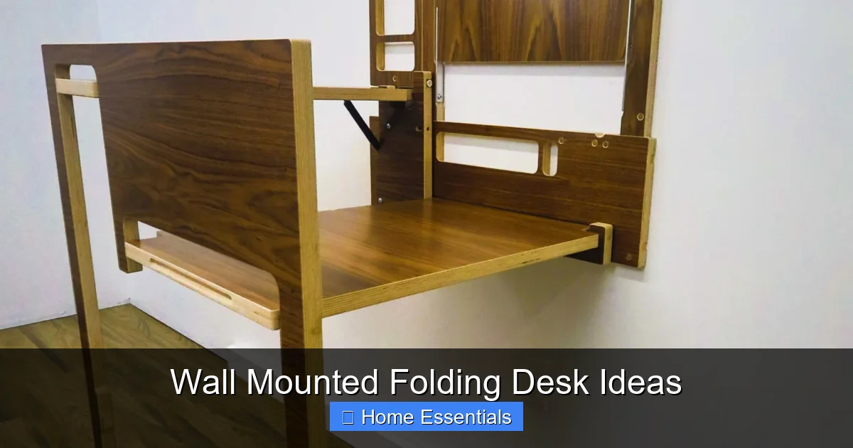 Wall Mounted Folding Desk Ideas