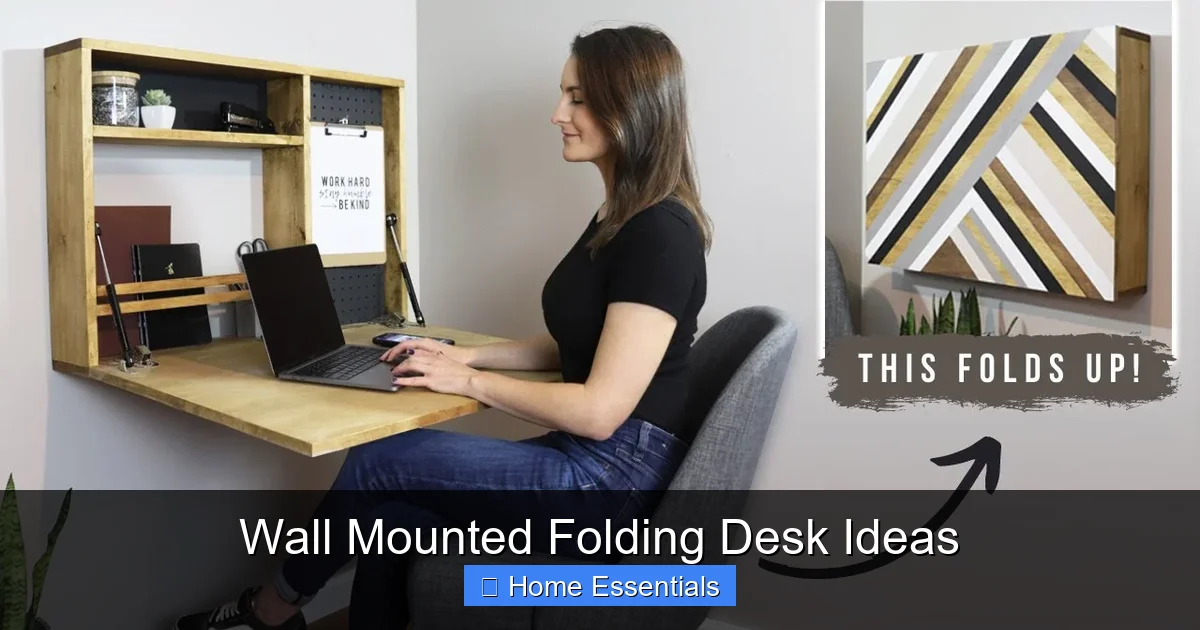 Wall Mounted Folding Desk Ideas
