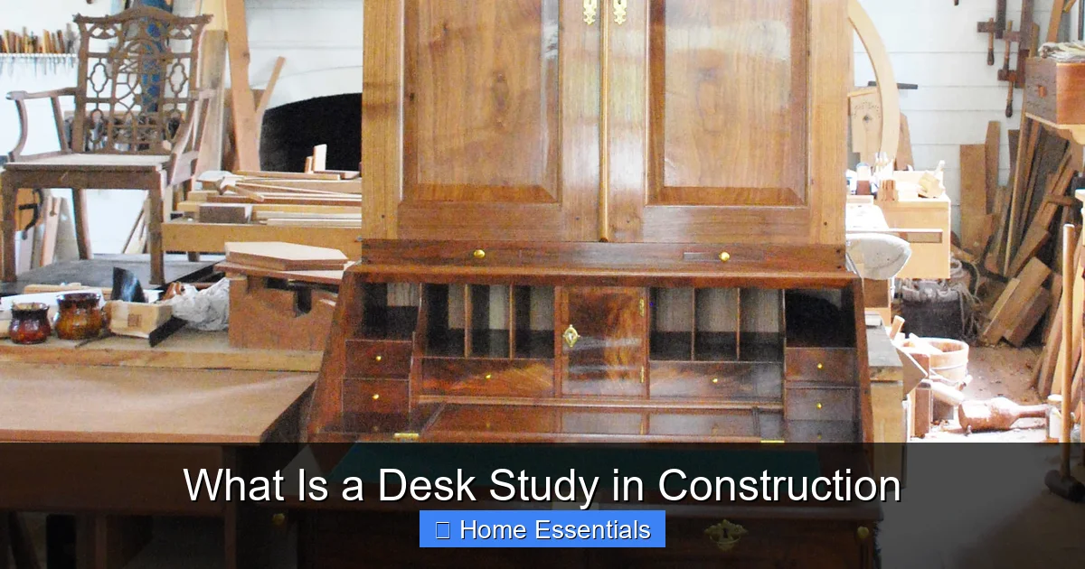 What Is a Desk Study in Construction